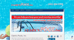 Desktop Screenshot of clarkspoolservices.com